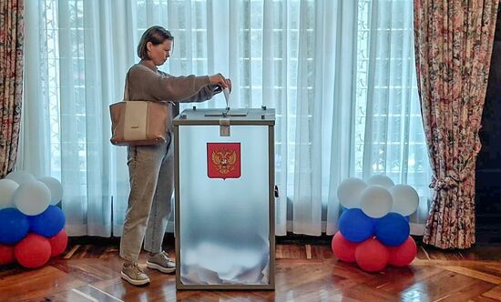 Голосование на выборах президента РФ за рубежом