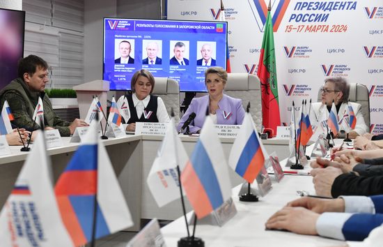 Подсчет голосов на выборах президента РФ