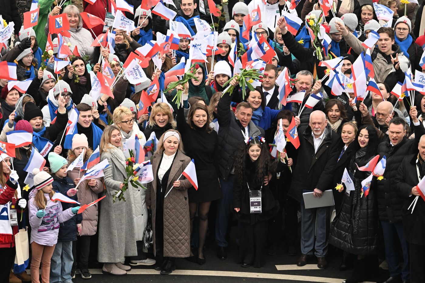 Выставка "Россия". Праздничное шествие "Крым – Севастополь – Россия НАВСЕГДА"