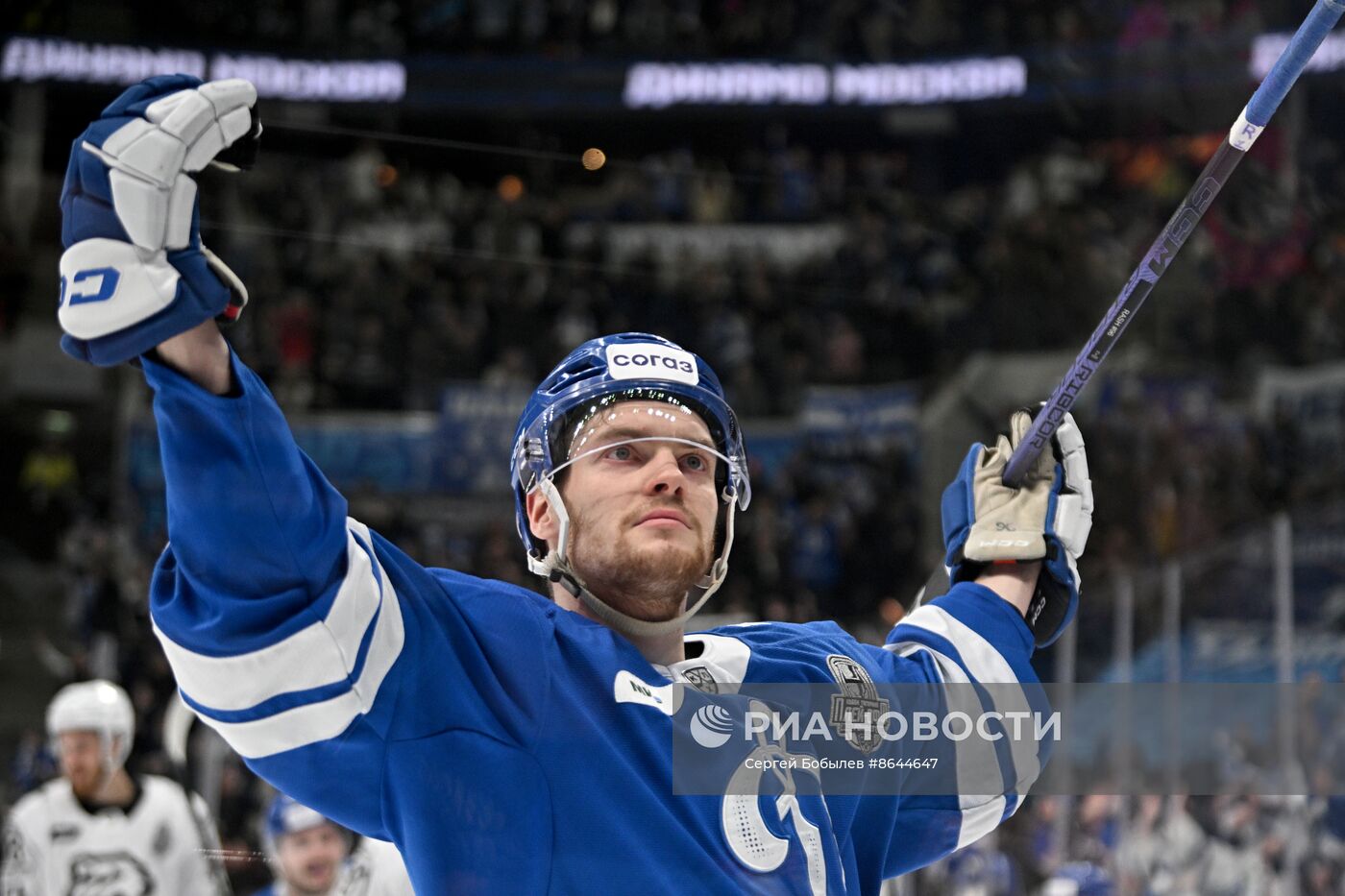 Хоккей. КХЛ. Матч "Динамо" (Москва) - "Трактор"