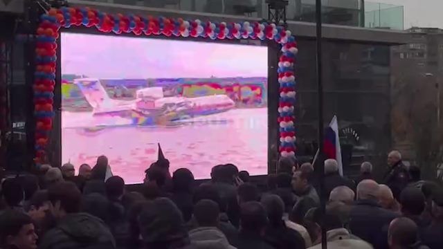 В Ереване так отметили победу Путина на выборах президента России