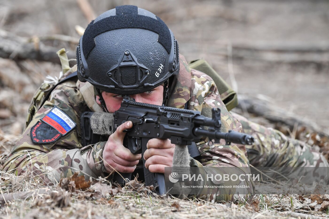 Новоприбывшее на Запорожское направление пополнение ВС РФ проходит обучение на полигоне в зоне СВО