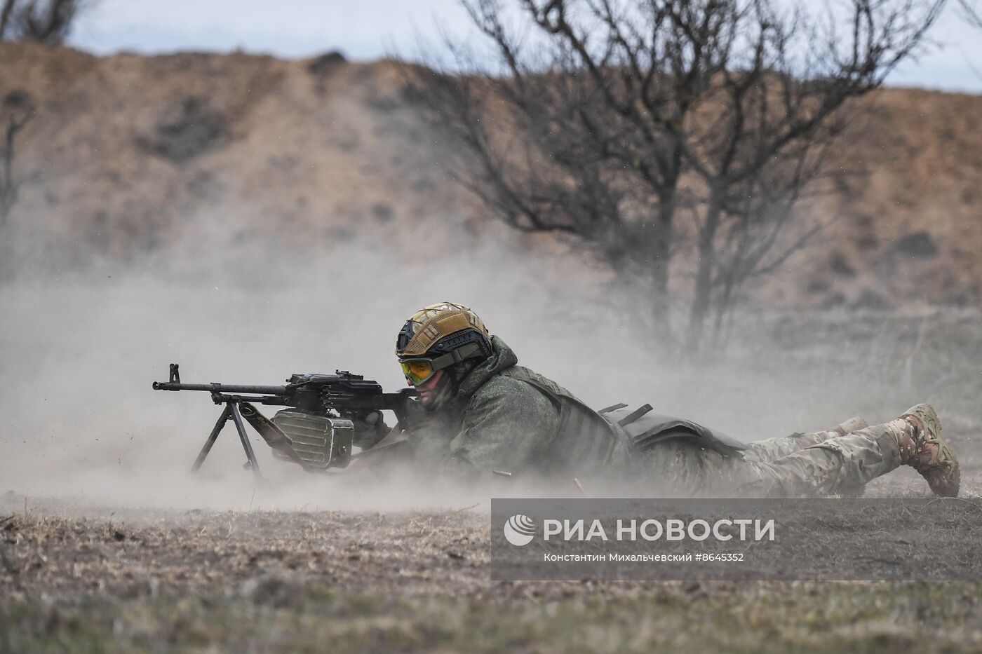 Новоприбывшее на Запорожское направление пополнение ВС РФ проходит обучение на полигоне в зоне СВО