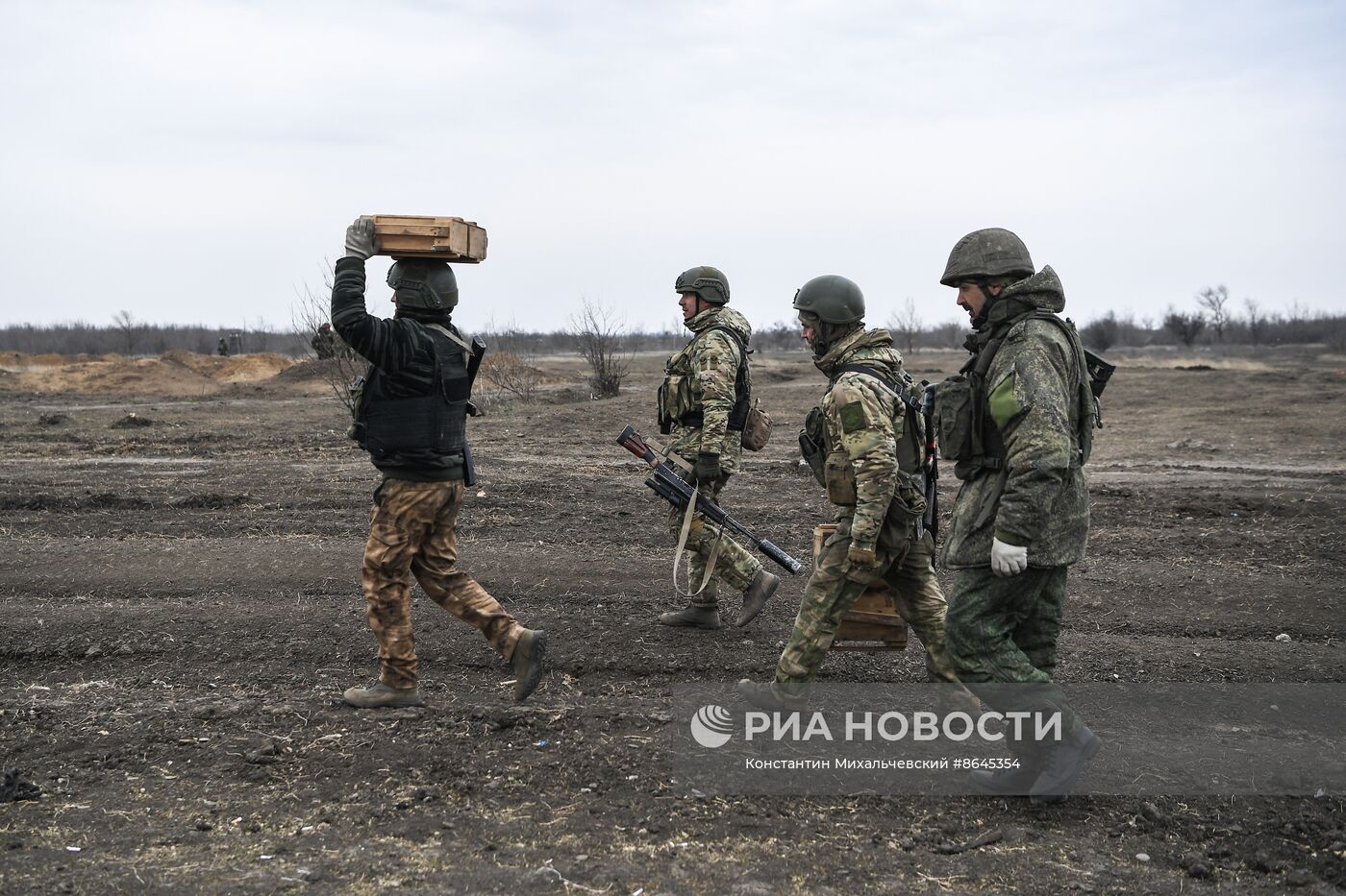 Новоприбывшее на Запорожское направление пополнение ВС РФ проходит обучение на полигоне в зоне СВО