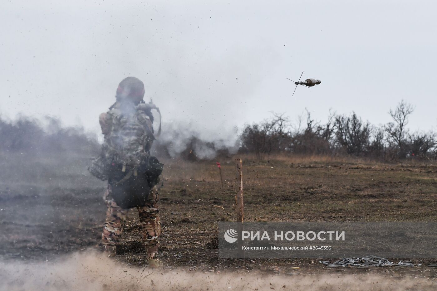 Новоприбывшее на Запорожское направление пополнение ВС РФ проходит обучение на полигоне в зоне СВО