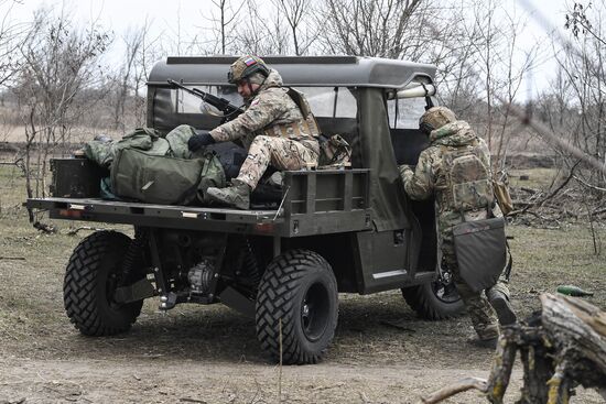 Новоприбывшее на Запорожское направление пополнение ВС РФ проходит обучение на полигоне в зоне СВО