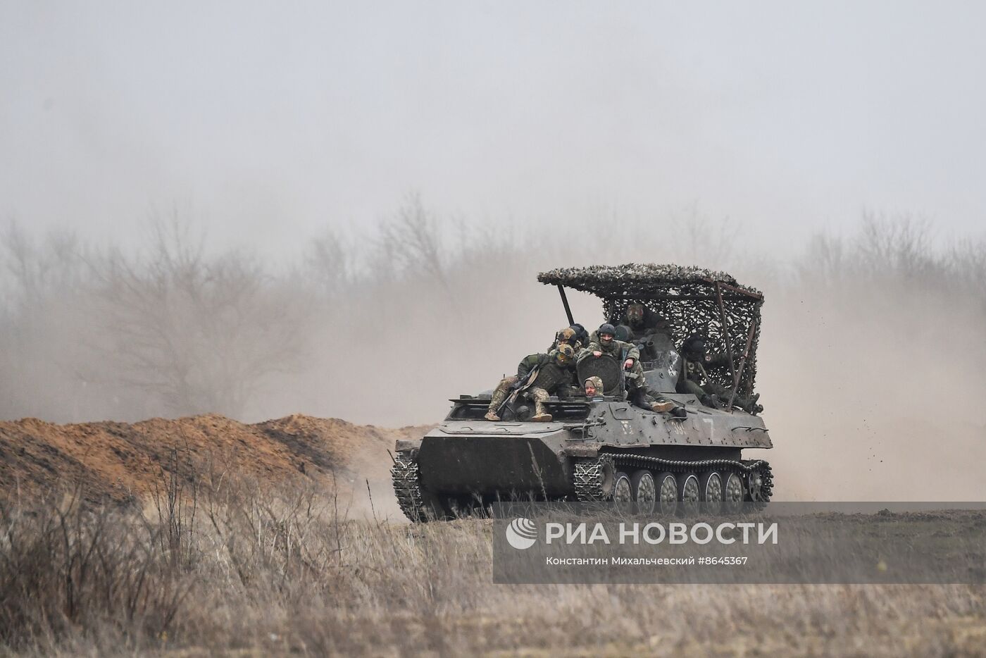 Новоприбывшее на Запорожское направление пополнение ВС РФ проходит обучение на полигоне в зоне СВО