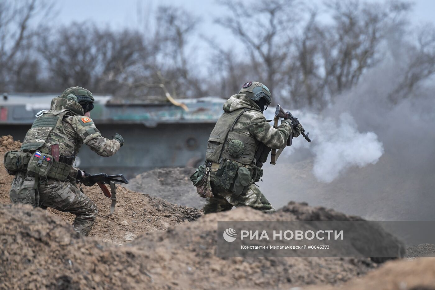 Новоприбывшее на Запорожское направление пополнение ВС РФ проходит обучение на полигоне в зоне СВО