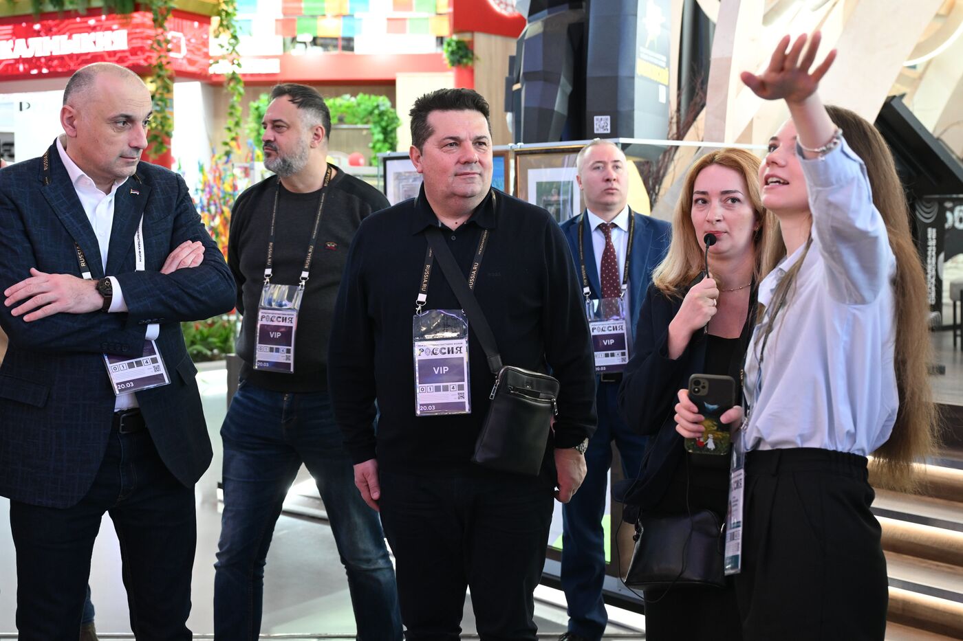 Выставка "Россия". Визит делегации Народной скупщины Республики Сербской