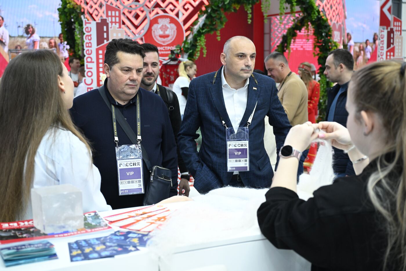 Выставка "Россия". Визит делегации Народной скупщины Республики Сербской