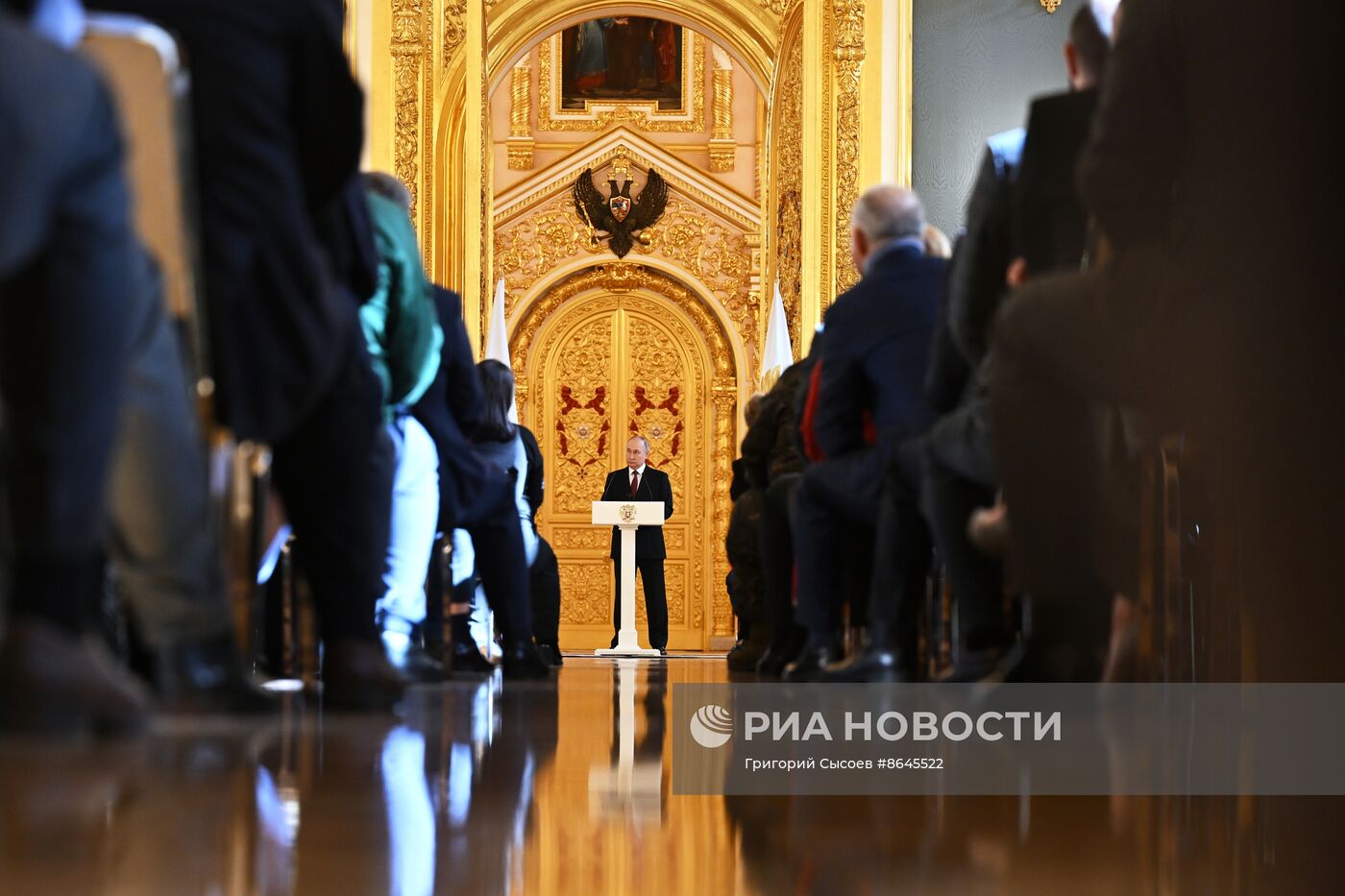 Встреча В. Путина с доверенными лицами в Кремле