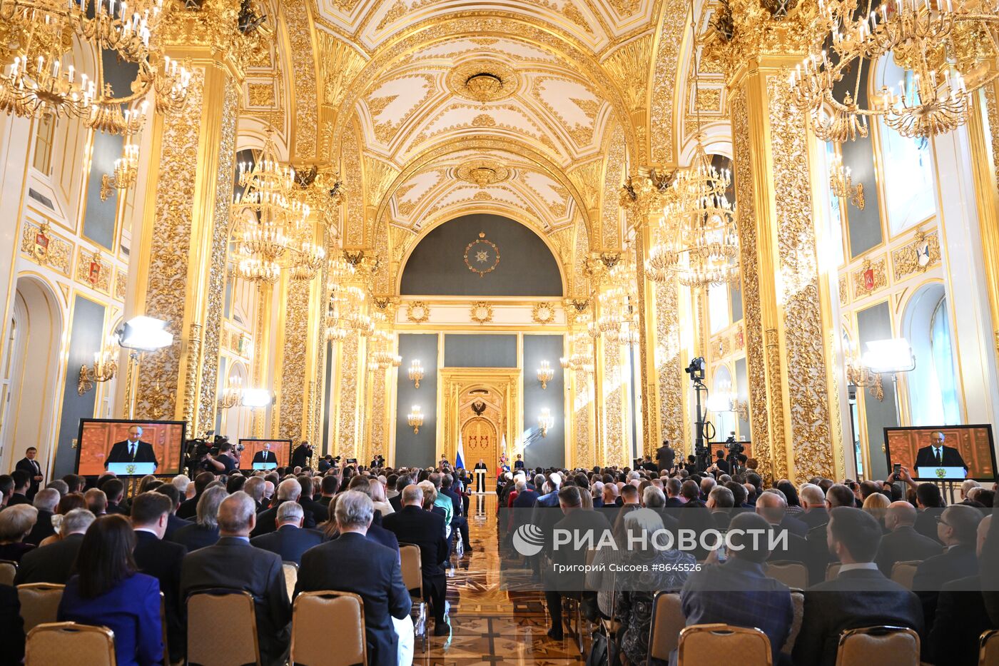 Встреча В. Путина с доверенными лицами в Кремле