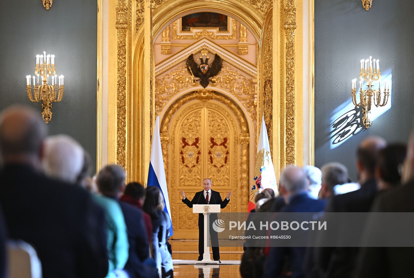 Встреча В. Путина с доверенными лицами в Кремле