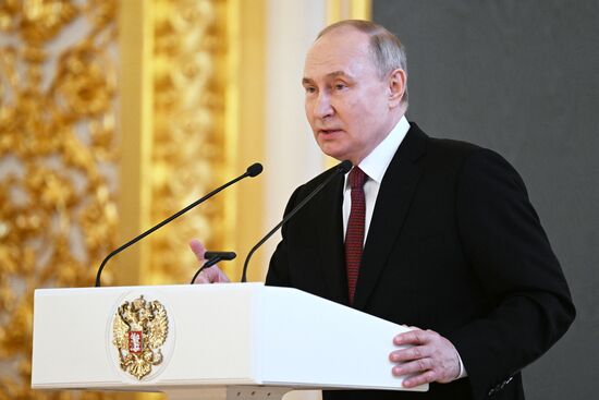 Встреча В. Путина с доверенными лицами в Кремле