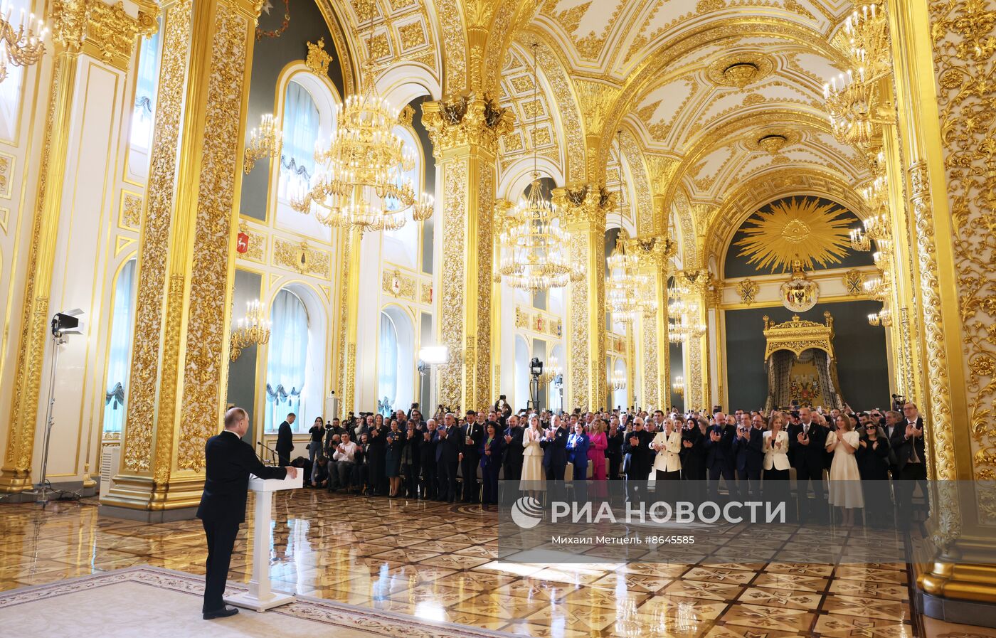 Встреча В. Путина с доверенными лицами в Кремле