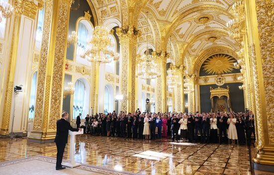 Встреча В. Путина с доверенными лицами в Кремле