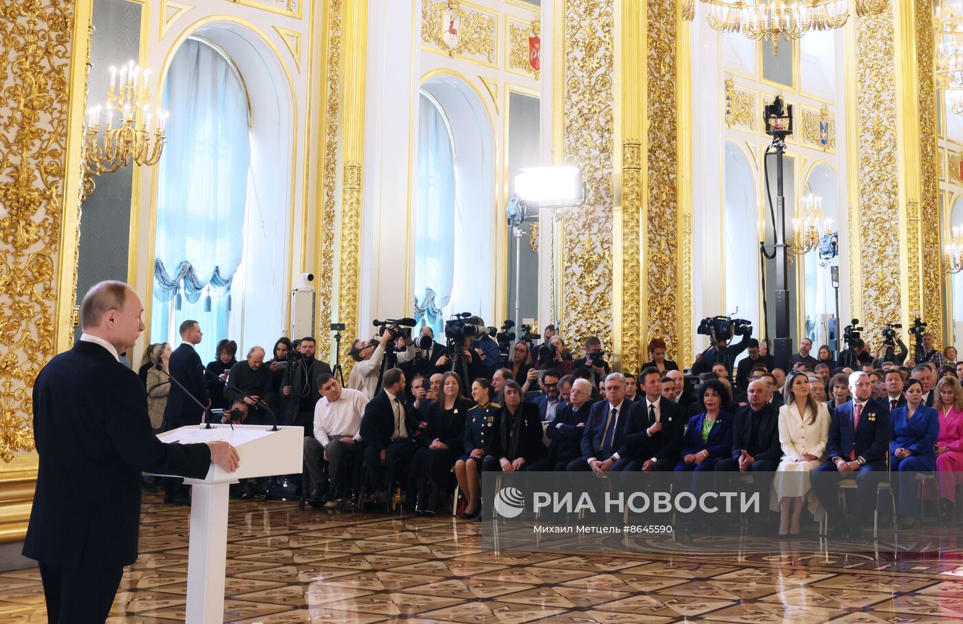 Встреча В. Путина с доверенными лицами в Кремле