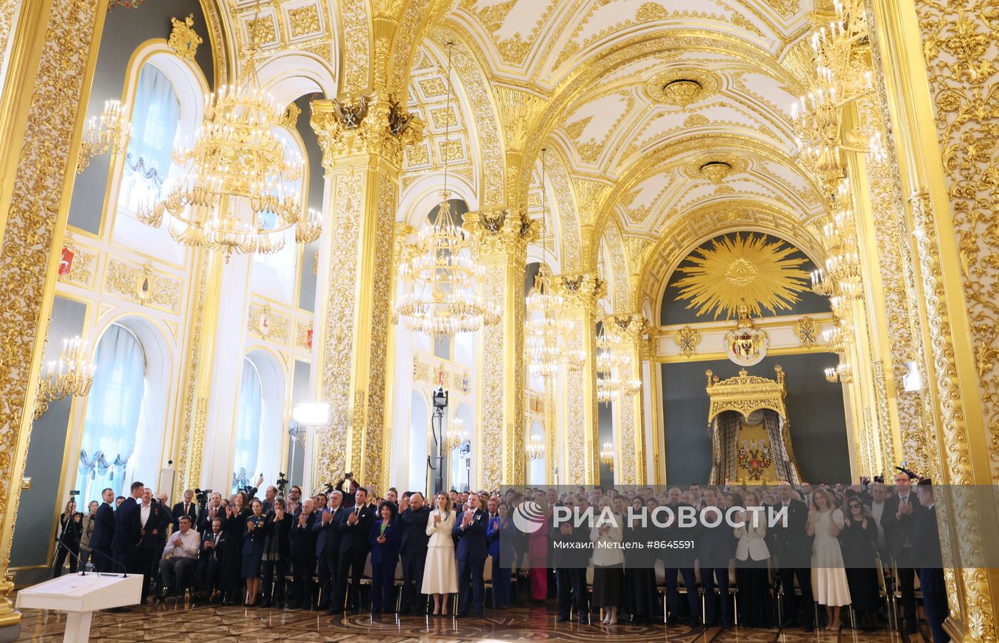 Встреча В. Путина с доверенными лицами в Кремле