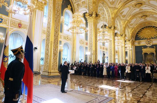 Встреча В. Путина с доверенными лицами в Кремле