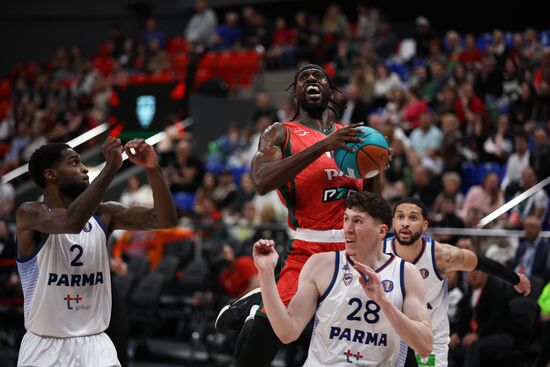 Баскетбол. Единая лига ВТБ. Матч "Локомотив-Кубань" - "Парма"