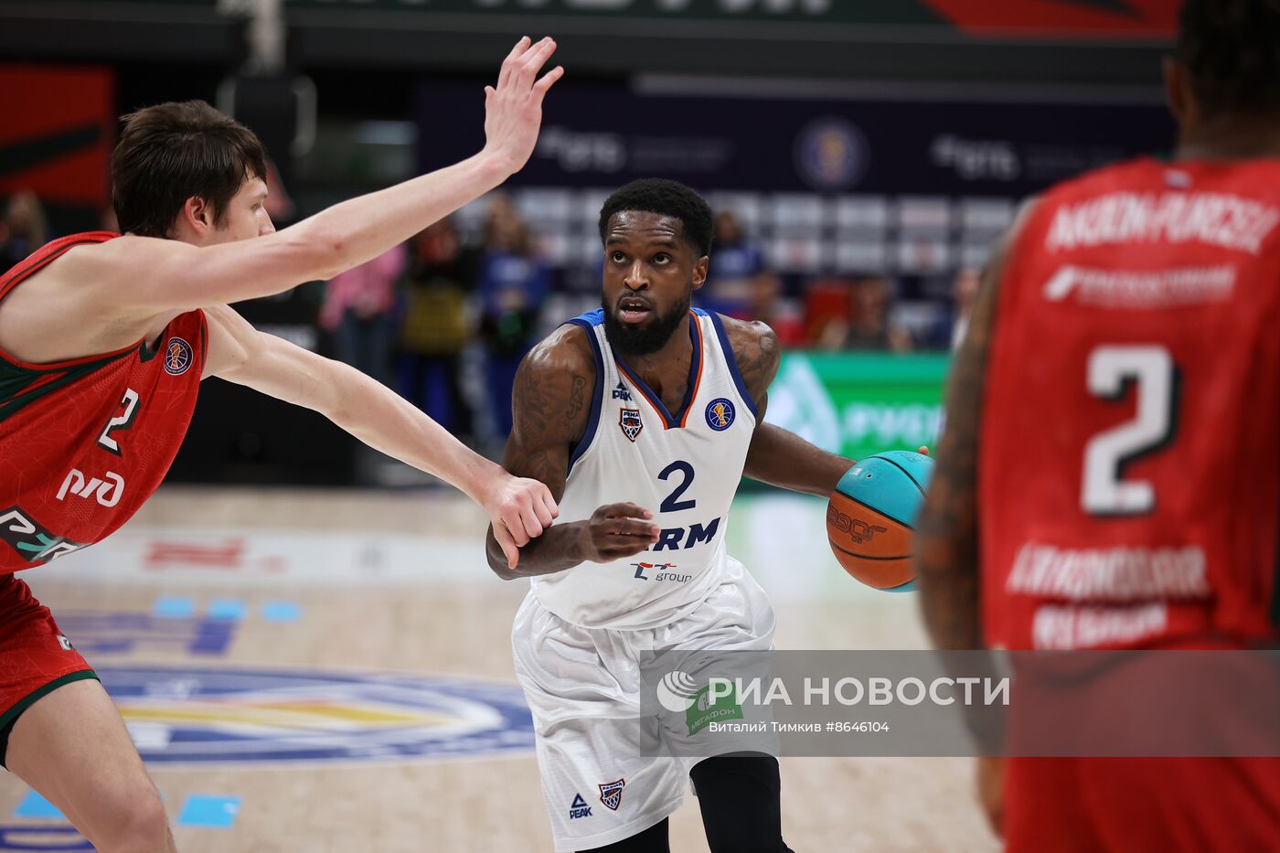 Баскетбол. Единая лига ВТБ. Матч "Локомотив-Кубань" - "Парма"