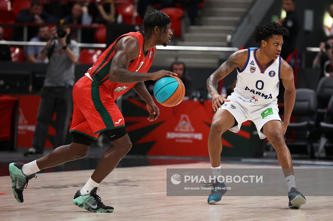 Баскетбол. Единая лига ВТБ. Матч "Локомотив-Кубань" - "Парма"