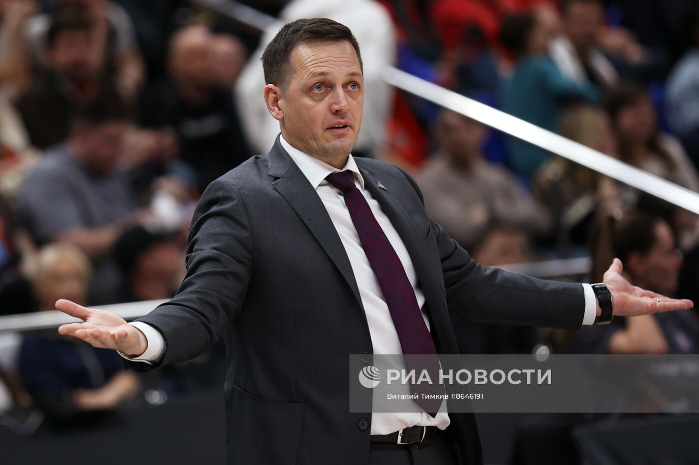 Баскетбол. Единая лига ВТБ. Матч "Локомотив-Кубань" - "Парма"