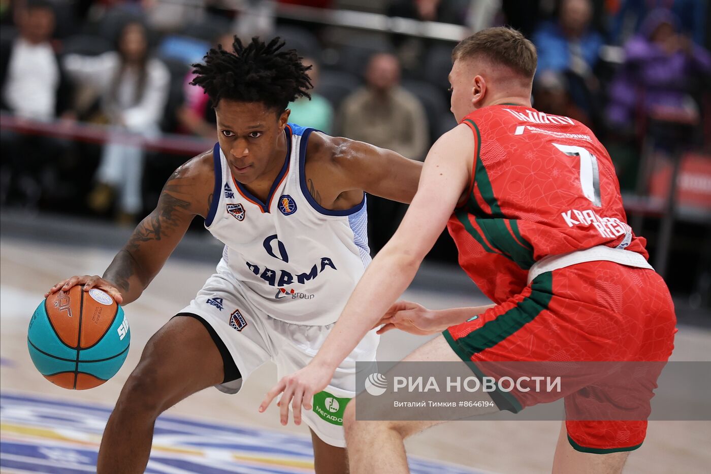 Баскетбол. Единая лига ВТБ. Матч "Локомотив-Кубань" - "Парма"