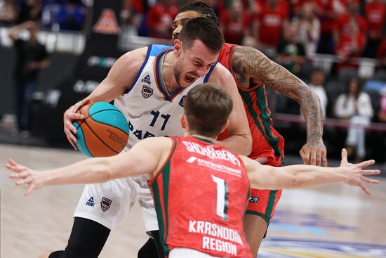 Баскетбол. Единая лига ВТБ. Матч "Локомотив-Кубань" - "Парма"