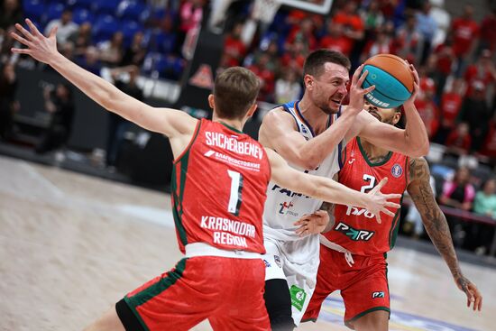 Баскетбол. Единая лига ВТБ. Матч "Локомотив-Кубань" - "Парма"