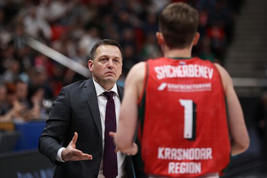 Баскетбол. Единая лига ВТБ. Матч "Локомотив-Кубань" - "Парма"