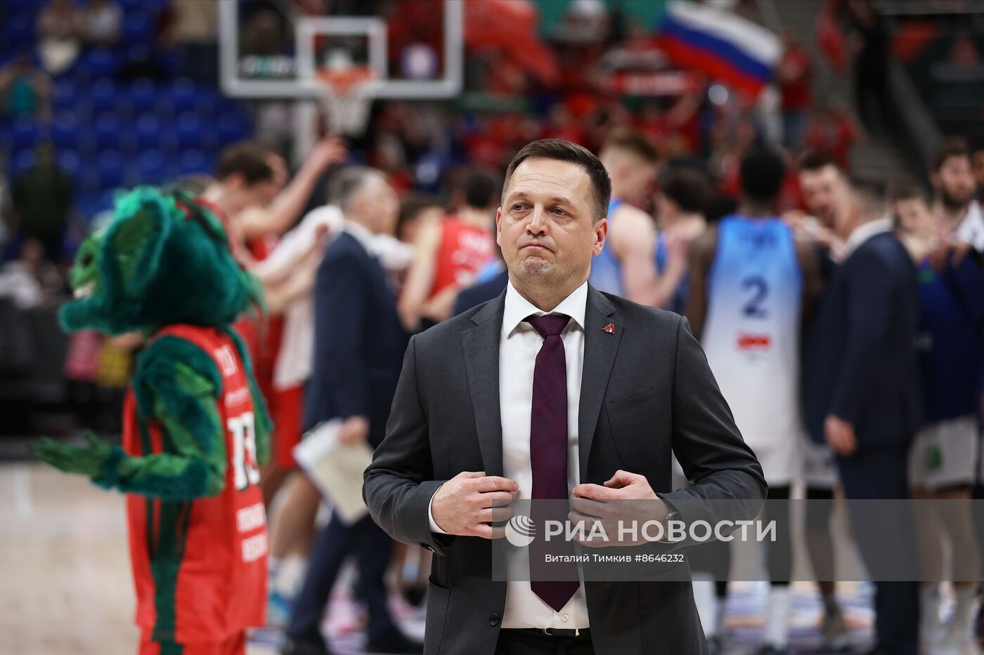 Баскетбол. Единая лига ВТБ. Матч "Локомотив-Кубань" - "Парма"