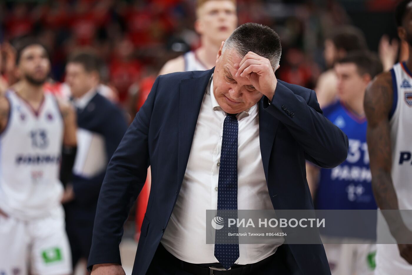 Баскетбол. Единая лига ВТБ. Матч "Локомотив-Кубань" - "Парма"