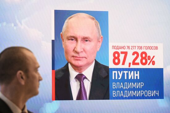 Центризбирком подвел официальные итоги выборов президента РФ
