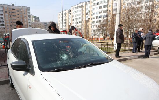 Последствия обстрела в Белгороде