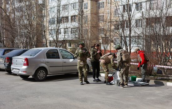 Последствия обстрела в Белгороде