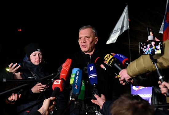 Пуск ракеты с пилотируемым кораблем "Союз МС-25" к МКС отменен