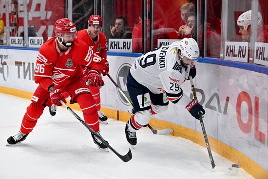 Хоккей. КХЛ. Матч "Спартак" - "Металлург Мг"