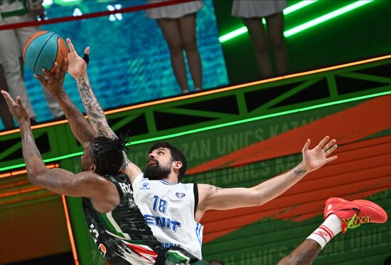 Баскетбол. Единая лига ВТБ. Матч "УНИКС" (Казань) - "Зенит" (Санкт-Петербург)