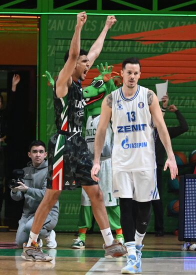 Баскетбол. Единая лига ВТБ. Матч "УНИКС" (Казань) - "Зенит" (Санкт-Петербург)