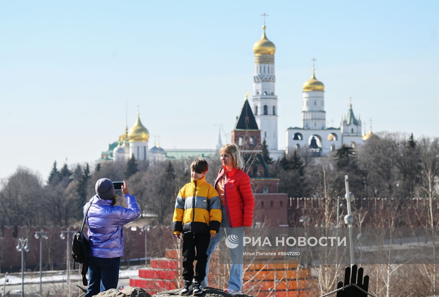 Весна в Москве