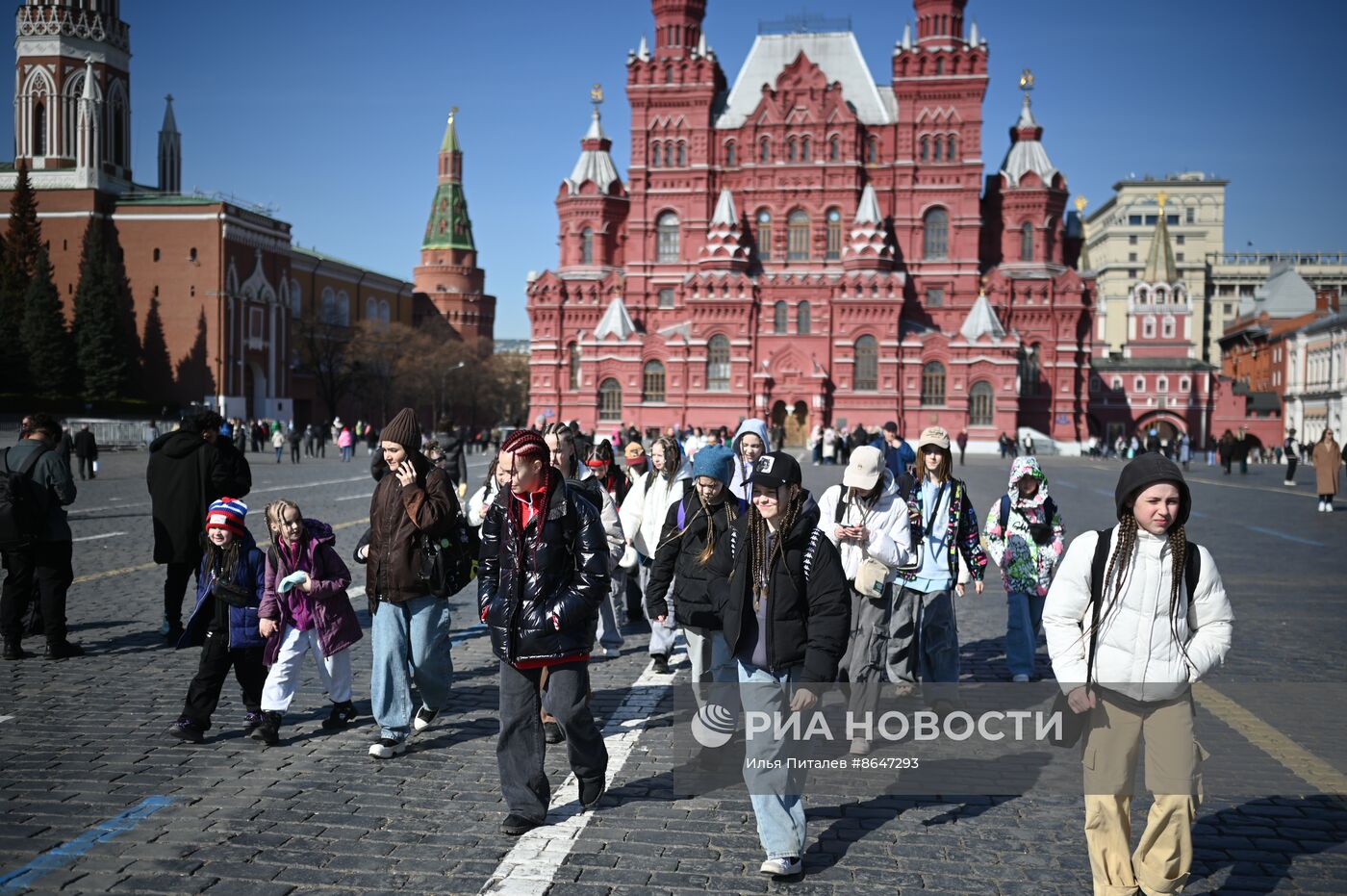 Весна в Москве