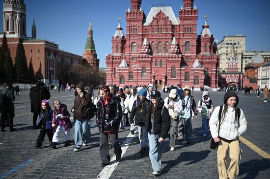 Весна в Москве