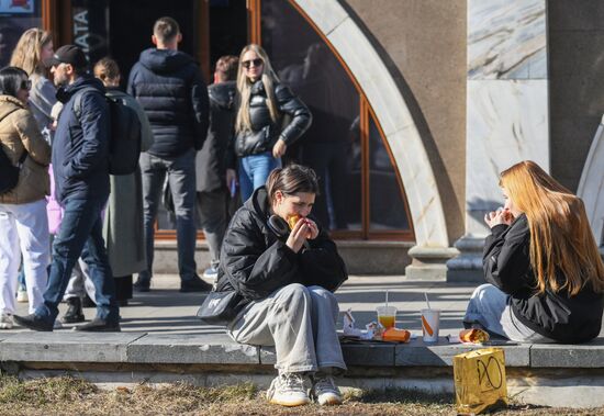 Весна в Москве