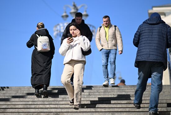 Весна в Москве