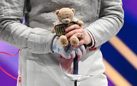 Соревнования по фехтованию "Московская сабля". Женщины 