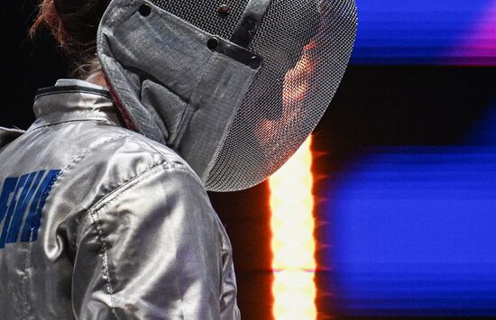 Соревнования по фехтованию "Московская сабля". Женщины 