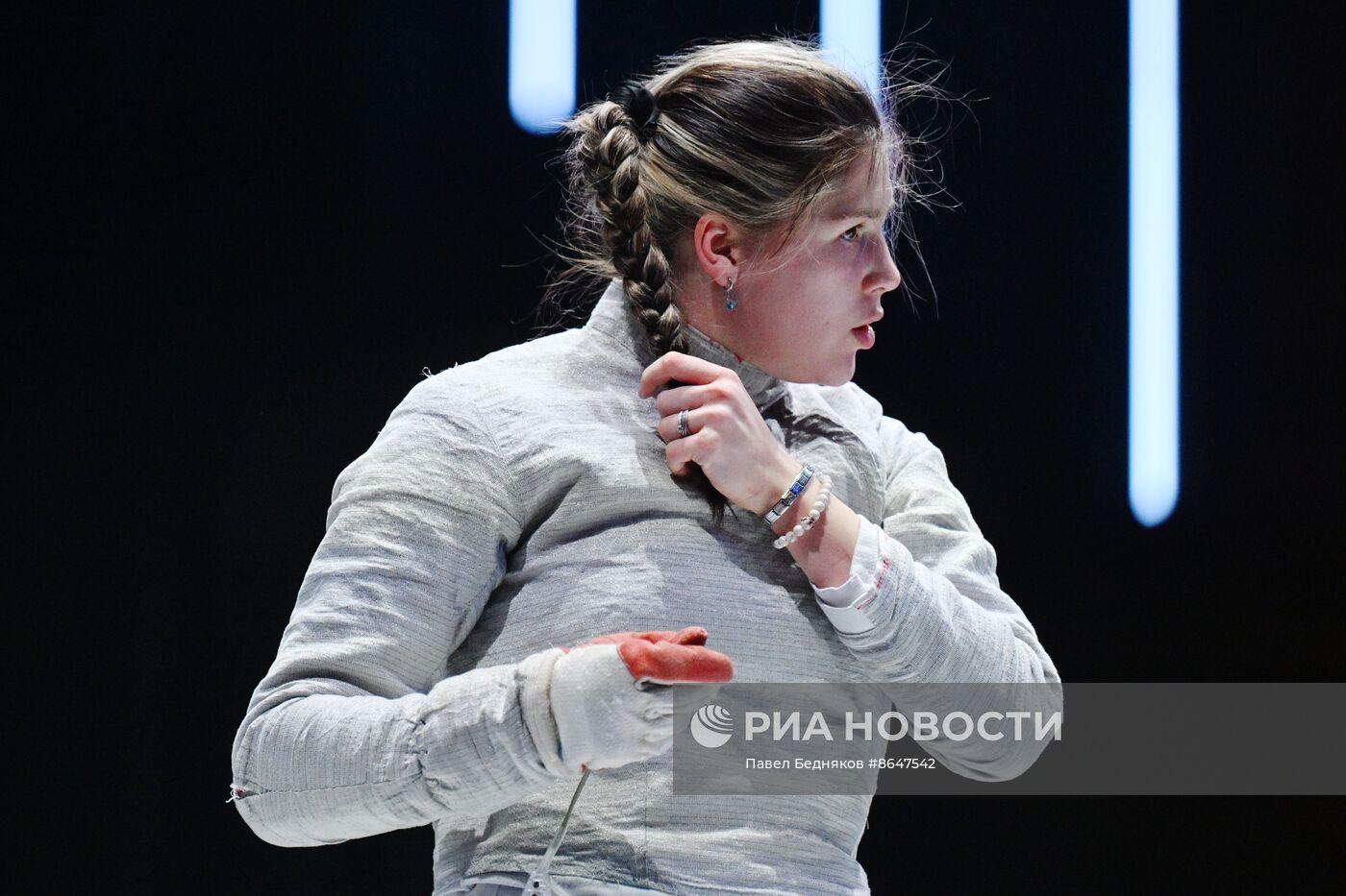 Соревнования по фехтованию "Московская сабля". Женщины