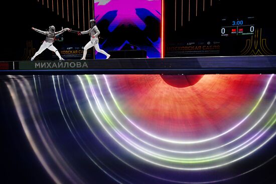 Соревнования по фехтованию "Московская сабля". Женщины 