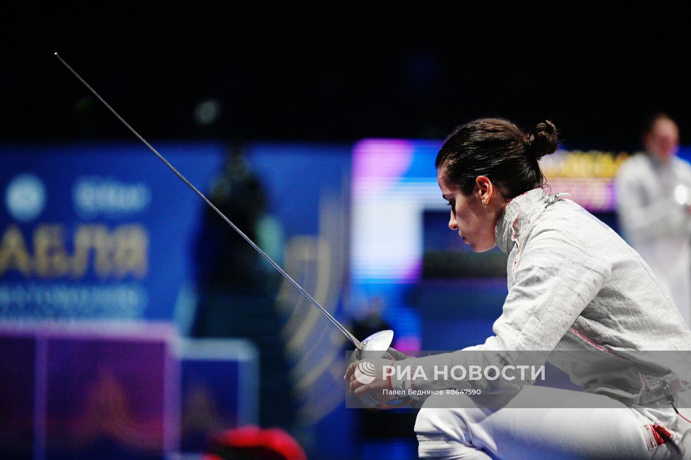 Соревнования по фехтованию "Московская сабля". Женщины 